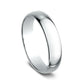 Regular Dome Classic Fit 5mm 14K White Benchmark men's wedding band