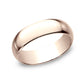 Regular Dome Classic Fit 7mm 14K Rose Benchmark men's wedding band