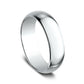 Regular Dome Classic Fit 7mm 14K White Benchmark men's wedding band