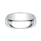 Regular Dome Classic Fit 7mm 14K White Benchmark men's wedding band