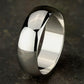 Regular Dome Classic Fit 7mm 14K White Benchmark men's wedding band