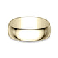 Regular Dome Classic Fit 8mm 14K Yellow Benchmark men's wedding band