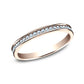 THE DUCHESS 2mm 14K Rose Benchmark men's wedding band