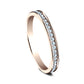 THE DUCHESS 2mm 14K Rose Benchmark men's wedding band