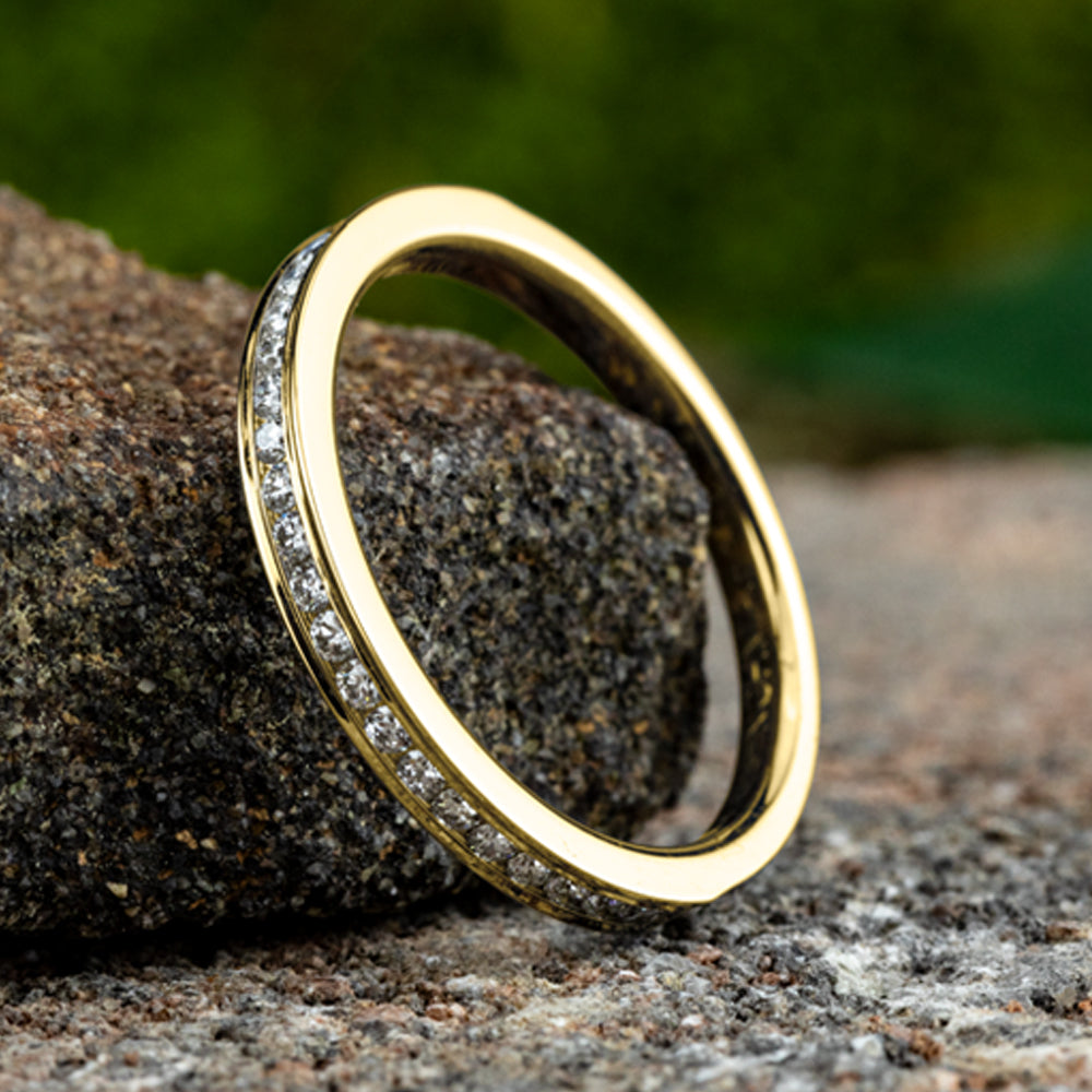 THE DUCHESS 2mm 14K Yellow Benchmark men's wedding band
