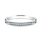 THE CATHERINE 2mm 14K White Benchmark men's wedding band