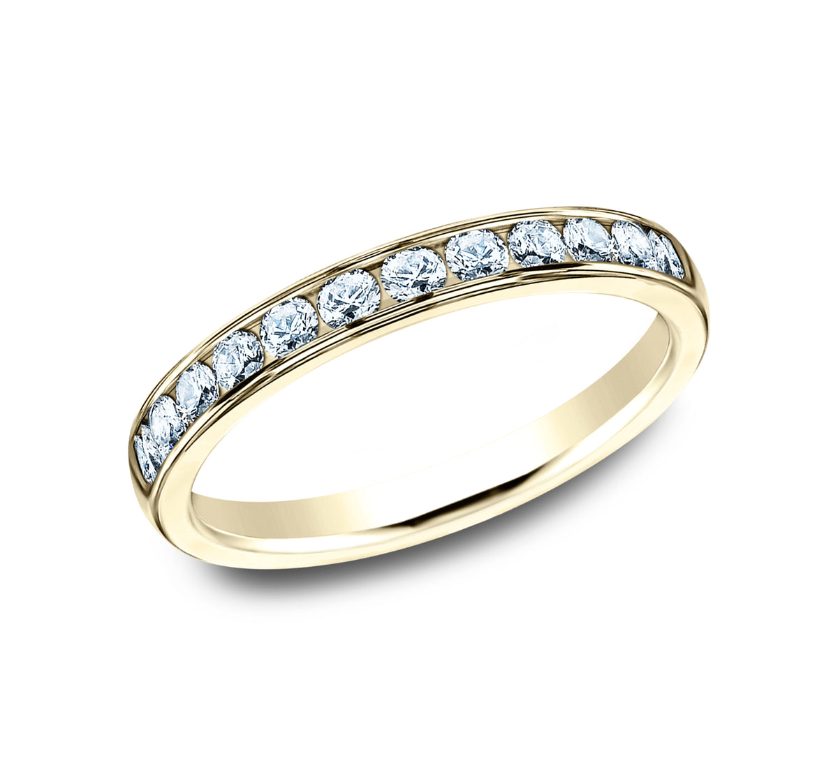 THE COUNTESS 3mm 14K Yellow Benchmark men's wedding band
