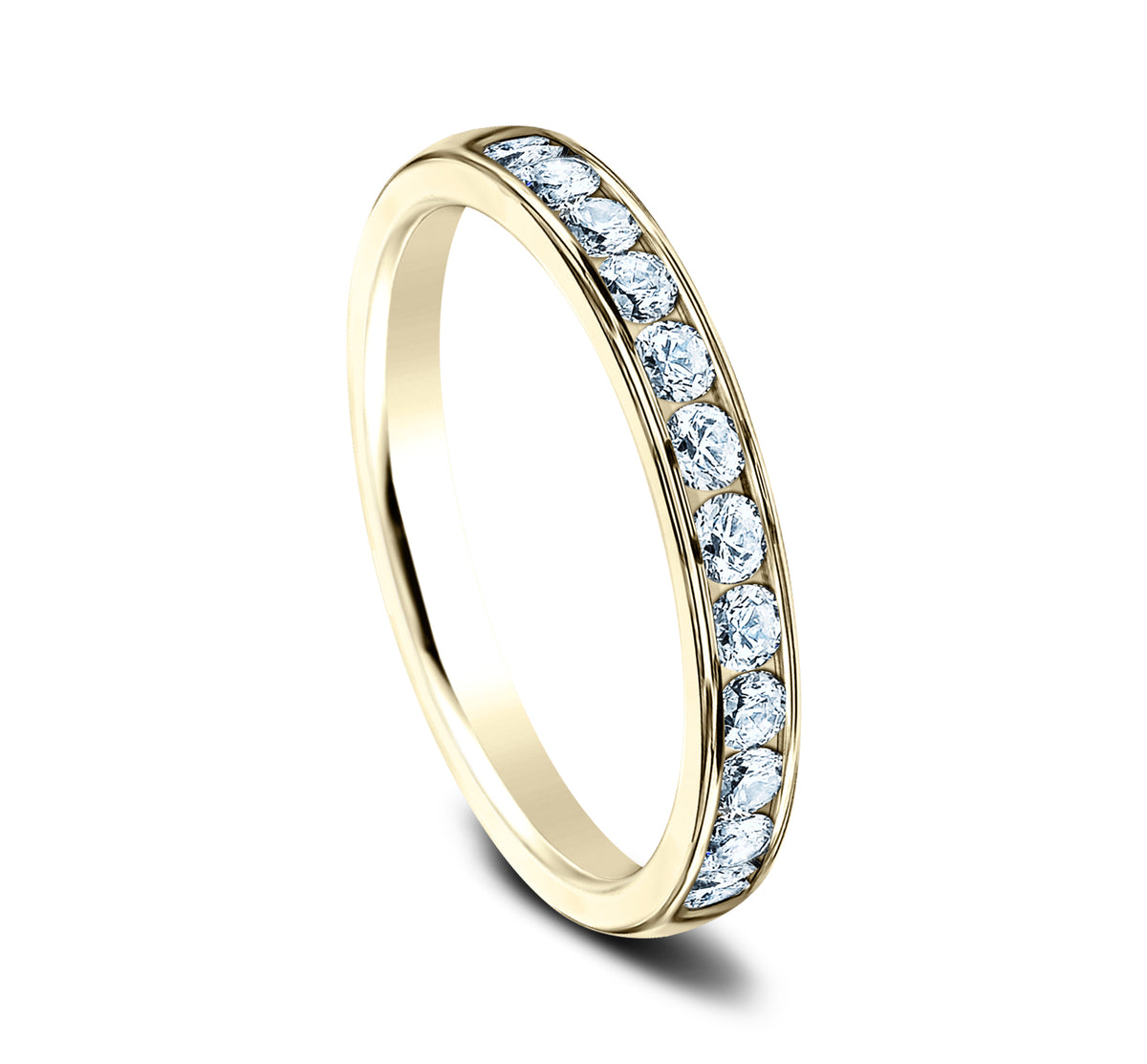 THE COUNTESS 3mm 14K Yellow Benchmark men's wedding band