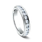 THE PRINCESS 4mm 14K White Benchmark men's wedding band