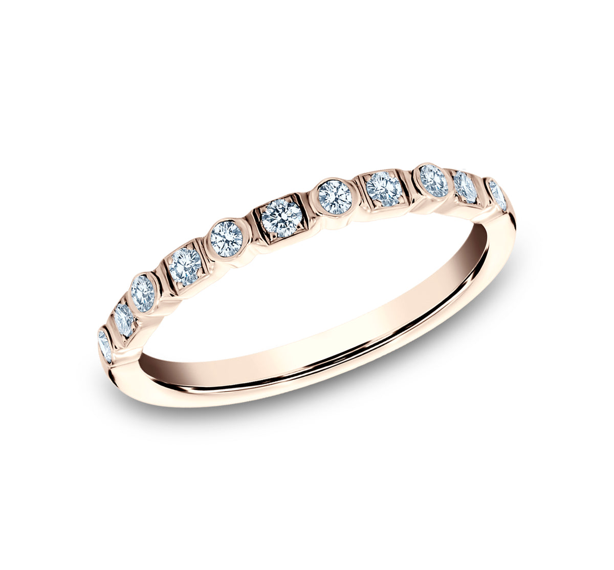 THE OPTIMIST 2.5mm 14K Rose Benchmark men's wedding band