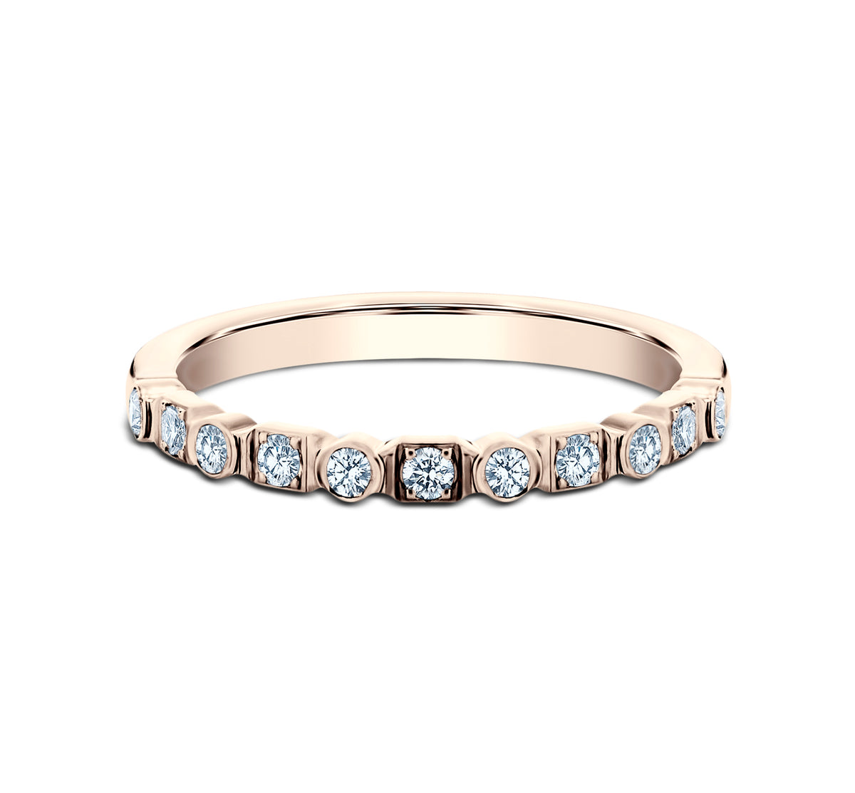 THE OPTIMIST 2.5mm 14K Rose Benchmark men's wedding band