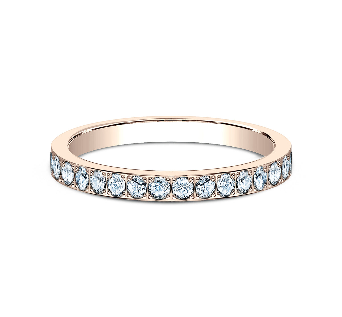 THE COURT 2mm 14K Rose Benchmark men's wedding band