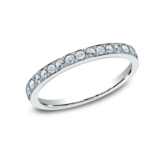 THE DAMSEL 2mm 14K White Benchmark men's wedding band