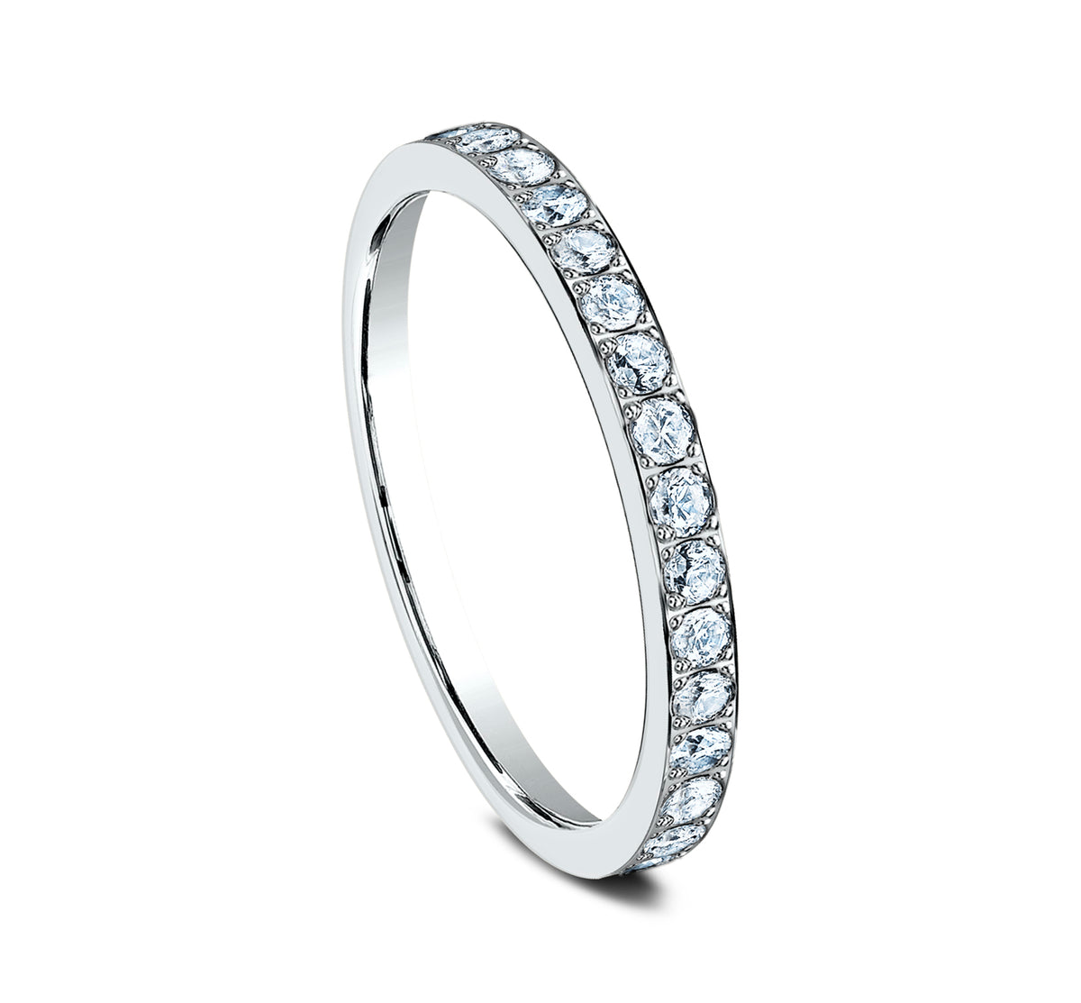 THE DAMSEL 2mm 14K White Benchmark men's wedding band