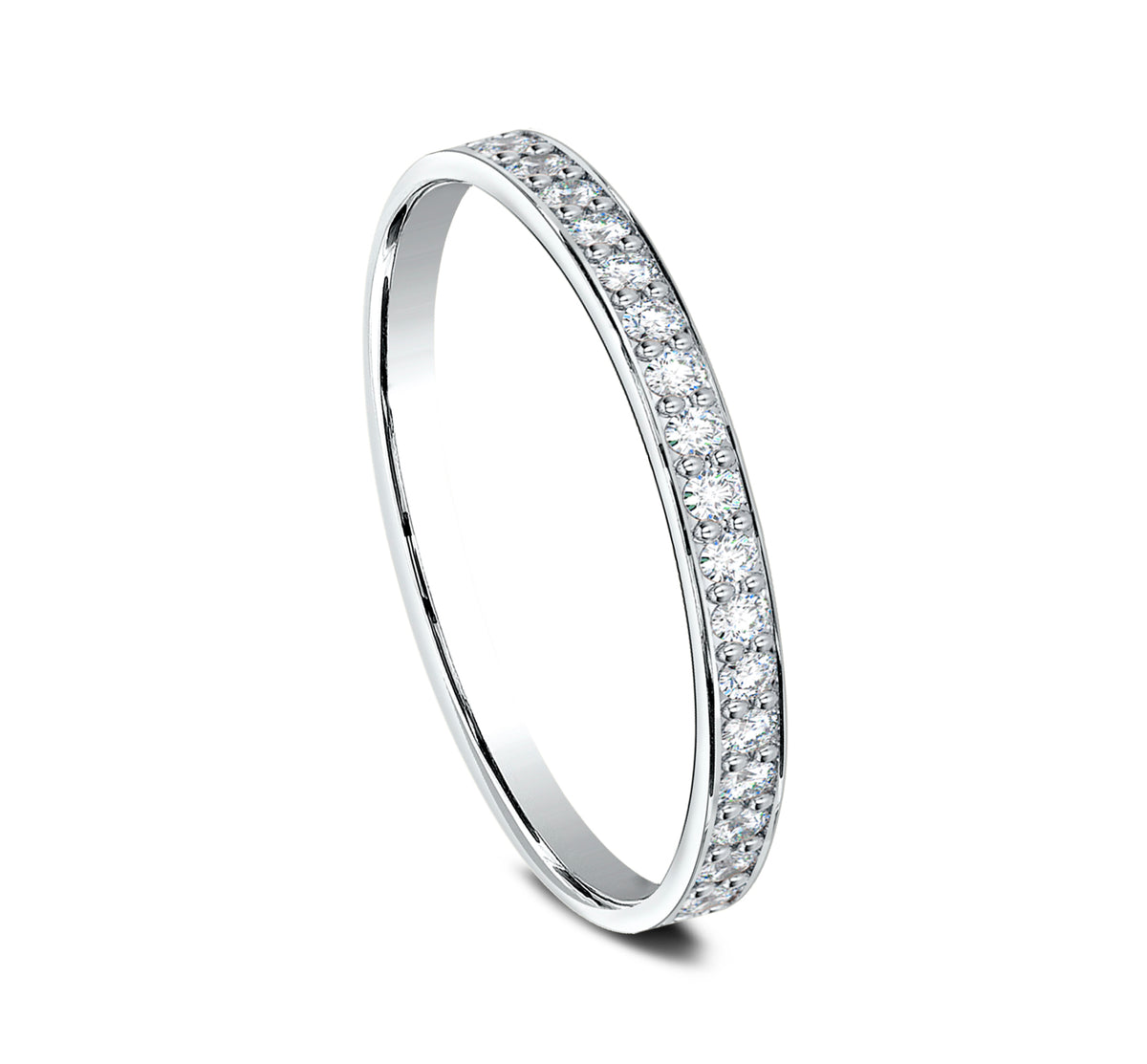 THE AMELIA 2mm 14K White Benchmark men's wedding band