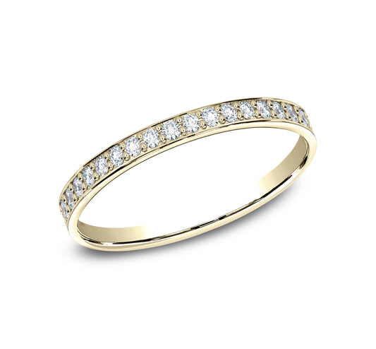 THE AMELIA 2mm 14K Yellow Benchmark men's wedding band
