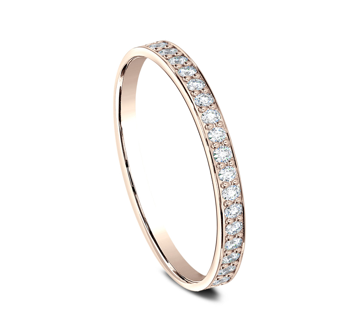 THE AUSTEN 2mm 14K Rose Benchmark men's wedding band