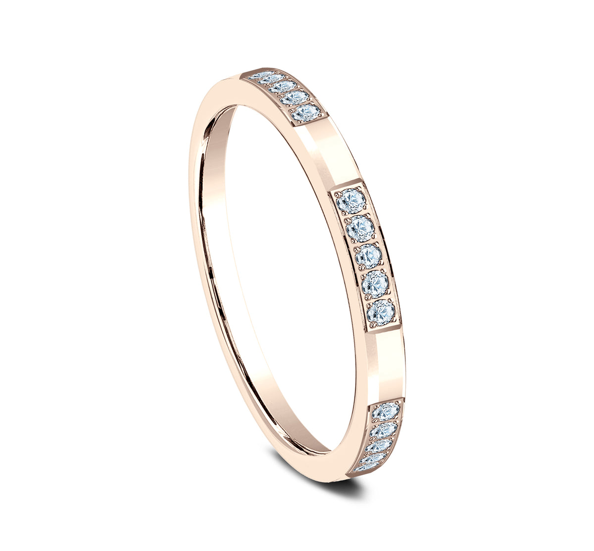 THE ICON 2mm 14K Rose Benchmark men's wedding band