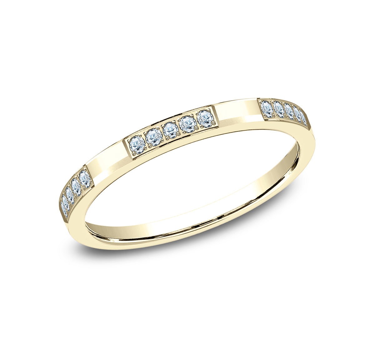 THE ENTHUSIAST 2mm 14K Yellow Benchmark men's wedding band