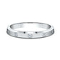 THE STELLA 3mm 14K White Benchmark men's wedding band