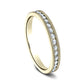 THE BELLE 3mm 14K Yellow Benchmark men's wedding band