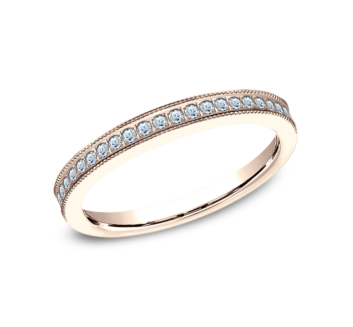 THE ISABELLA 2.5mm 14K Rose Benchmark men's wedding band