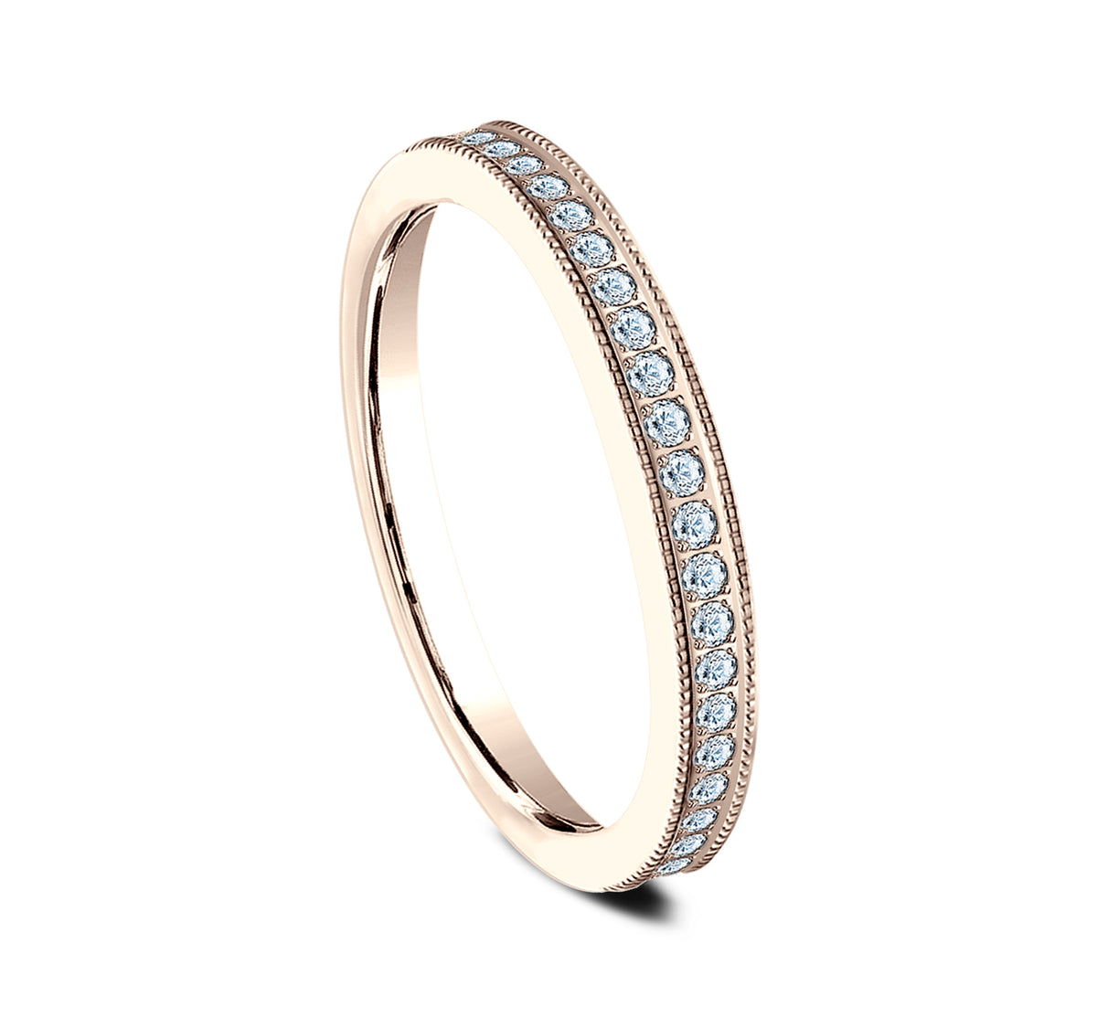 THE ISABELLA 2.5mm 14K Rose Benchmark men's wedding band