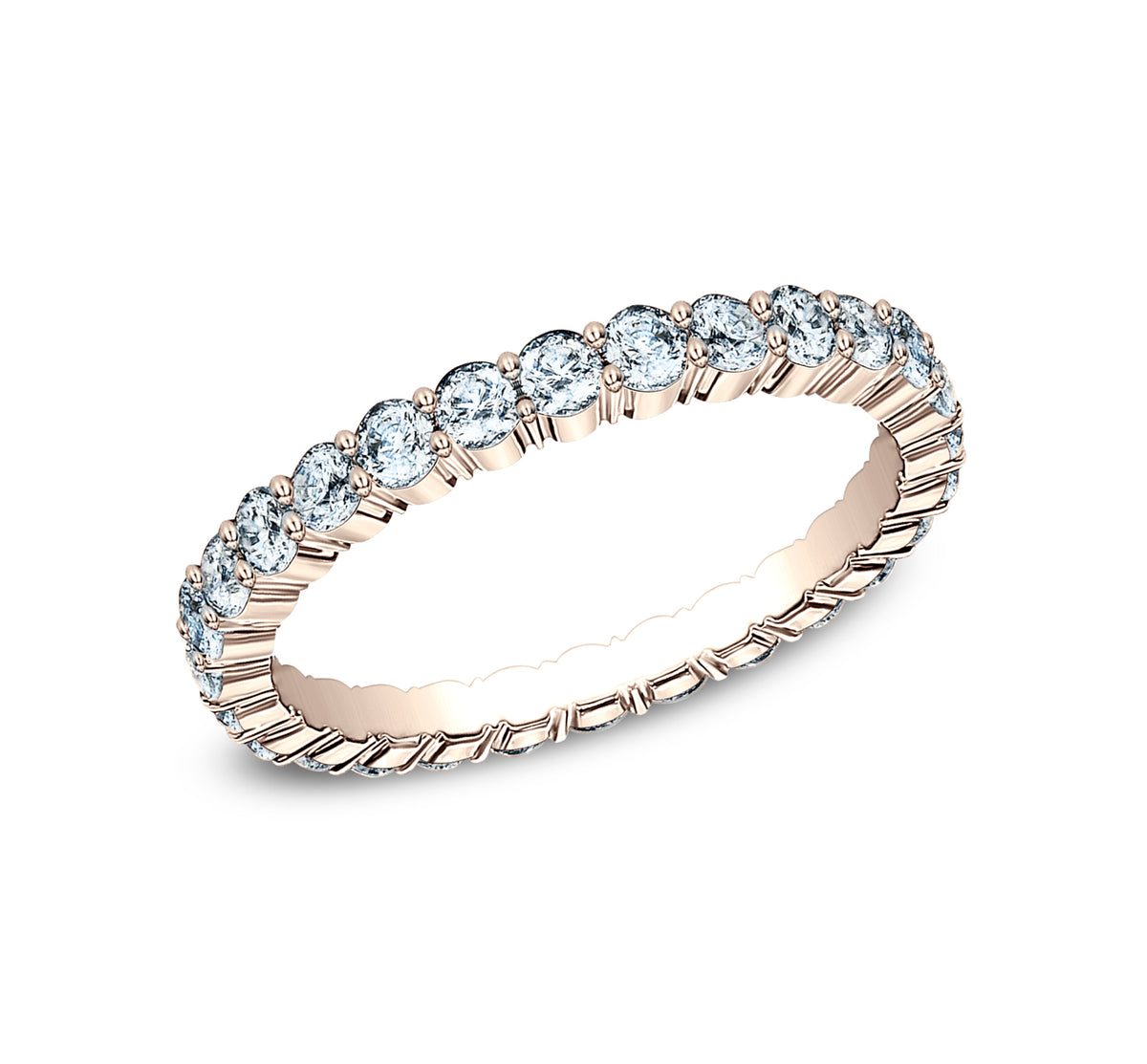 THE GRACE 2.5mm 14K Rose Benchmark men's wedding band