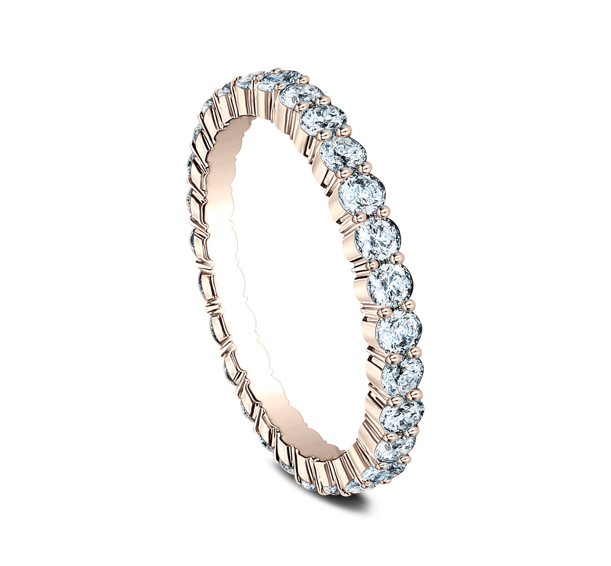 THE GRACE 2.5mm 14K Rose Benchmark men's wedding band