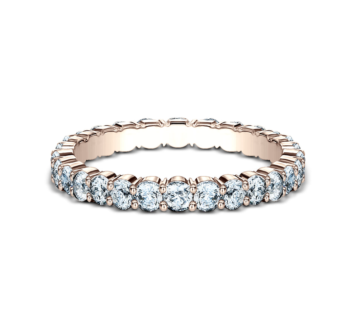 THE GRACE 2.5mm 14K Rose Benchmark men's wedding band