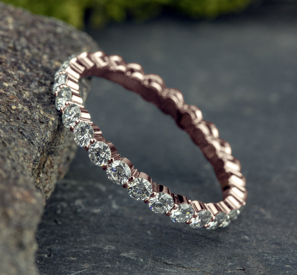 THE GRACE 2.5mm 14K Rose Benchmark men's wedding band