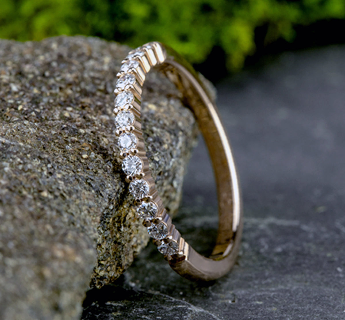THE BEAUTY 2mm 14K Yellow Benchmark men's wedding band
