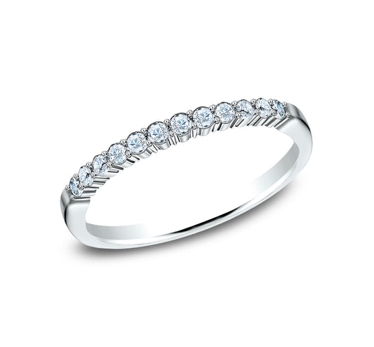 THE DREAMER 2mm 14K White Benchmark men's wedding band