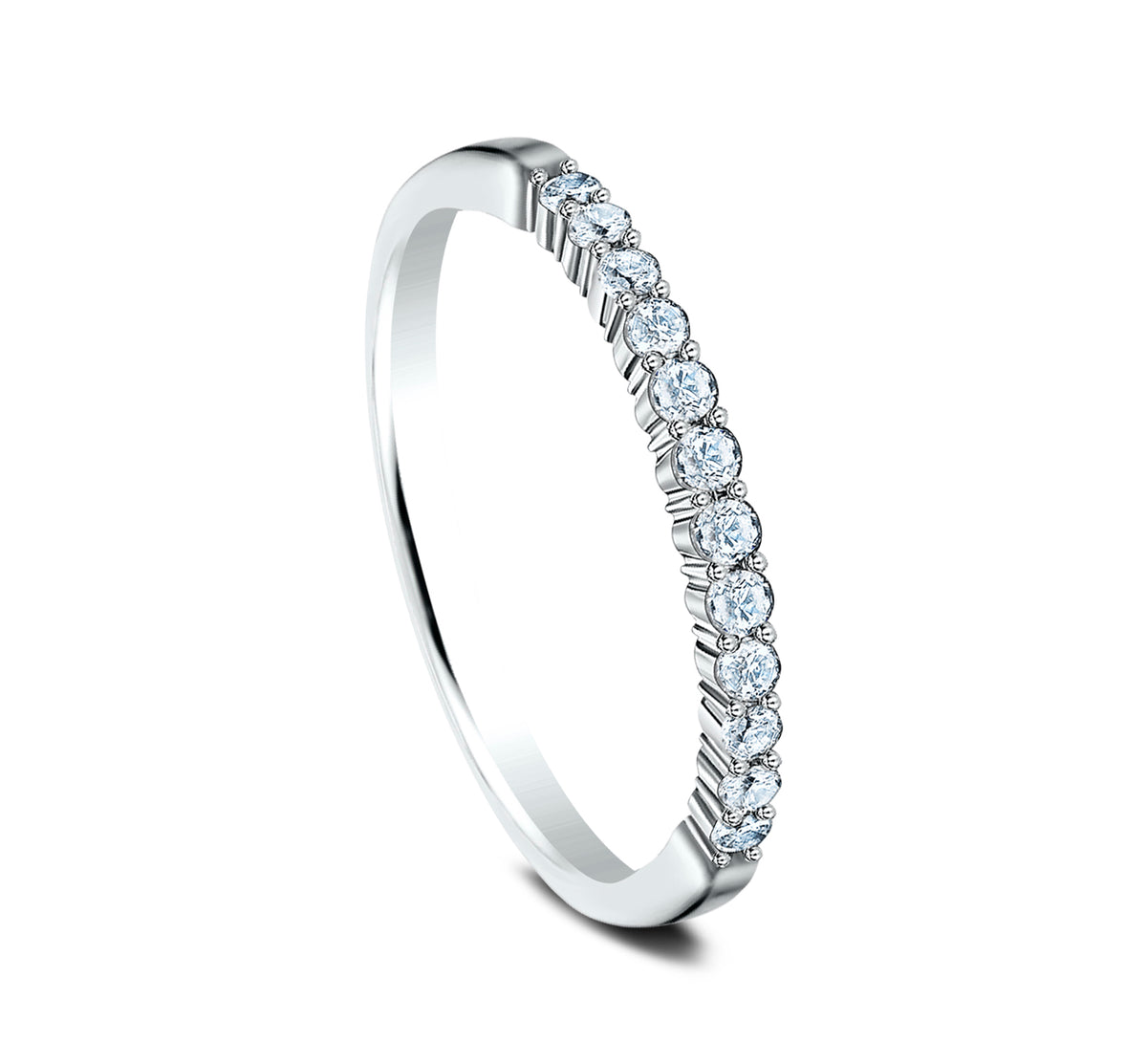 THE DREAMER 2mm 14K White Benchmark men's wedding band
