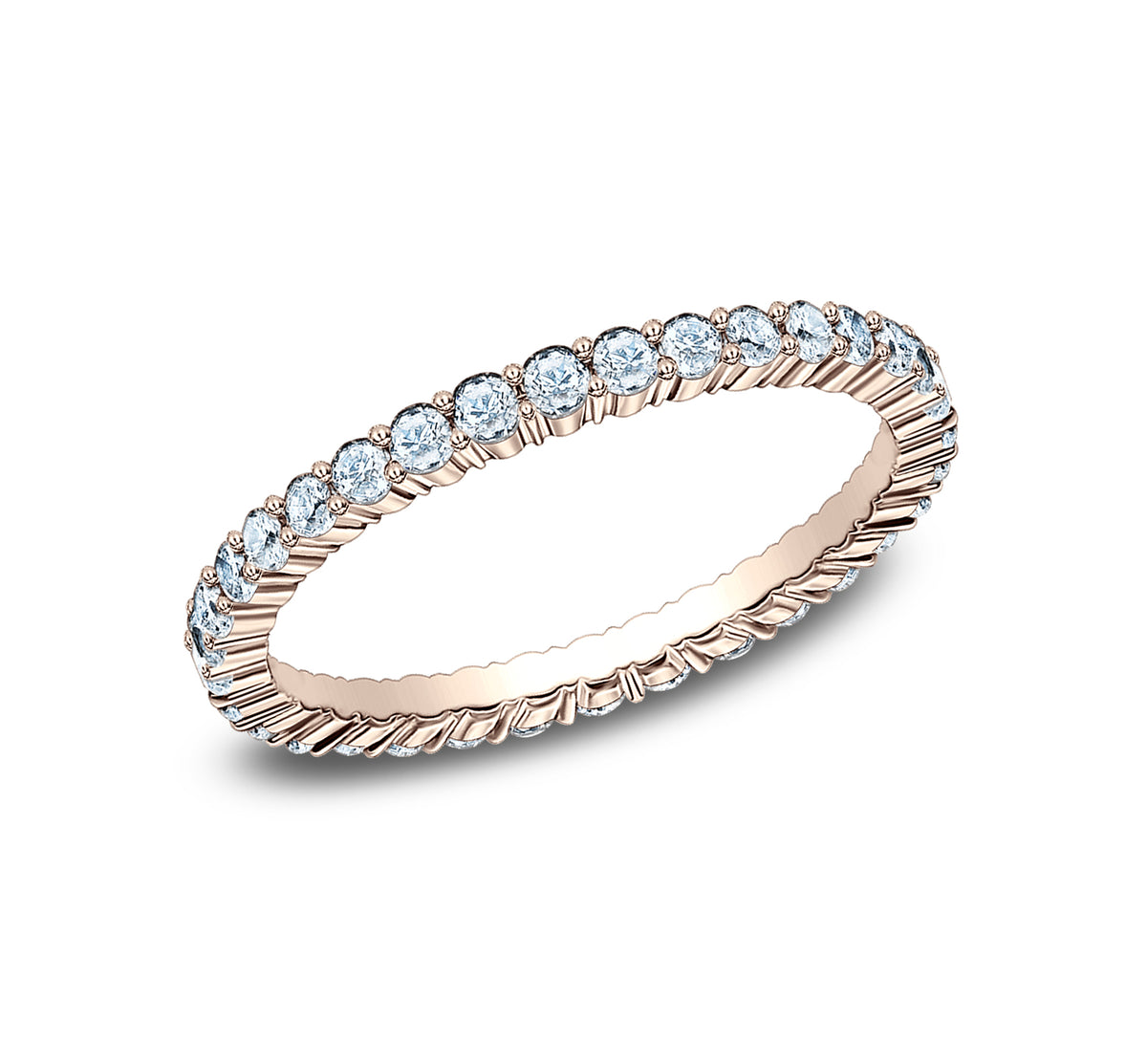 THE ADELAIDE 2mm 14K Rose Benchmark men's wedding band