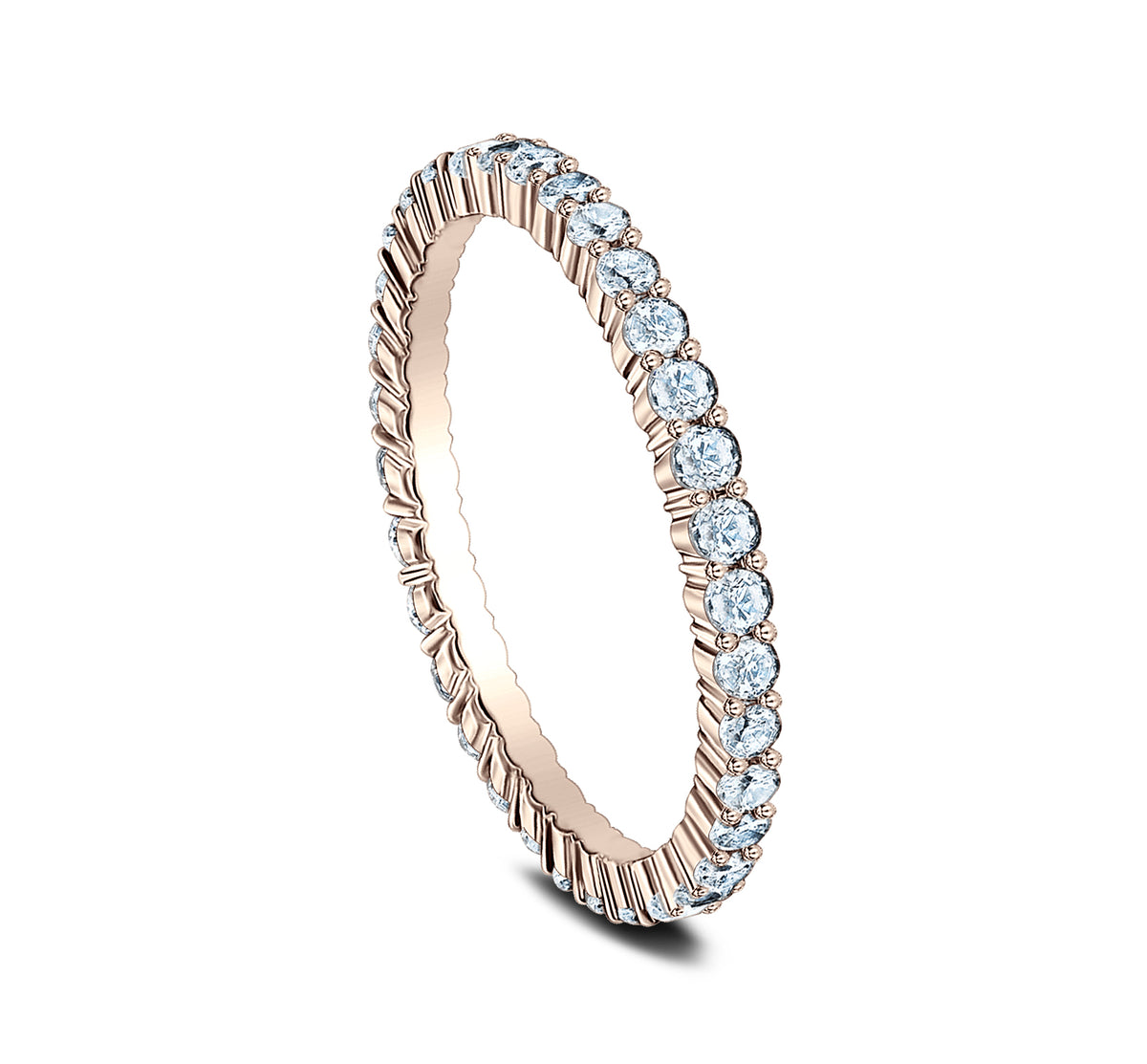 THE ADELAIDE 2mm 14K Rose Benchmark men's wedding band