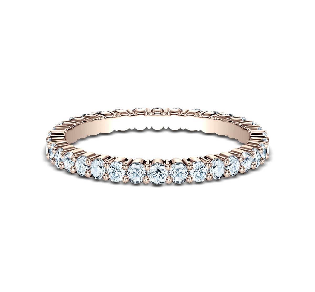 THE ADELAIDE 2mm 14K Rose Benchmark men's wedding band