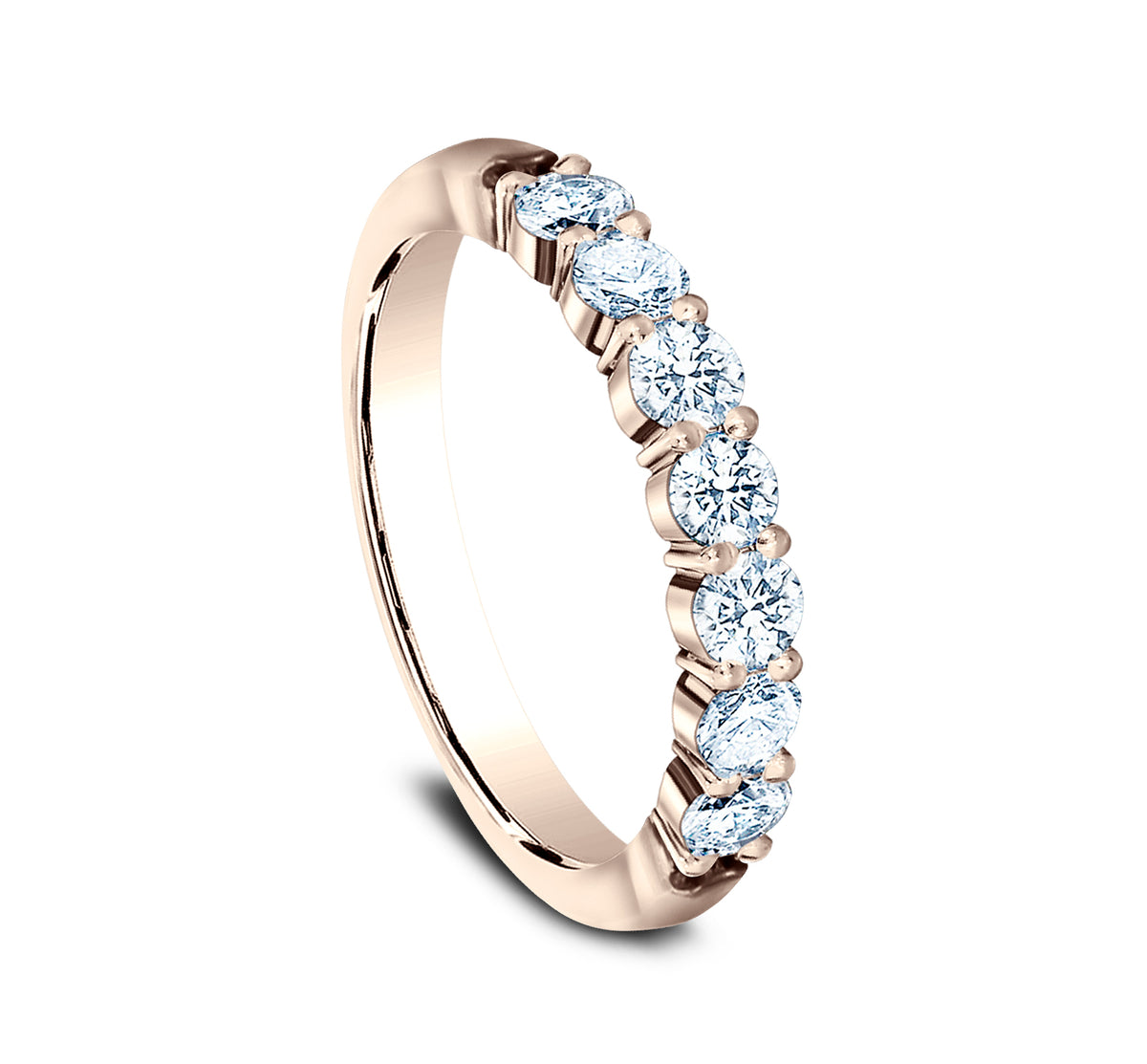 THE ELLA 3mm 14K Rose Benchmark men's wedding band