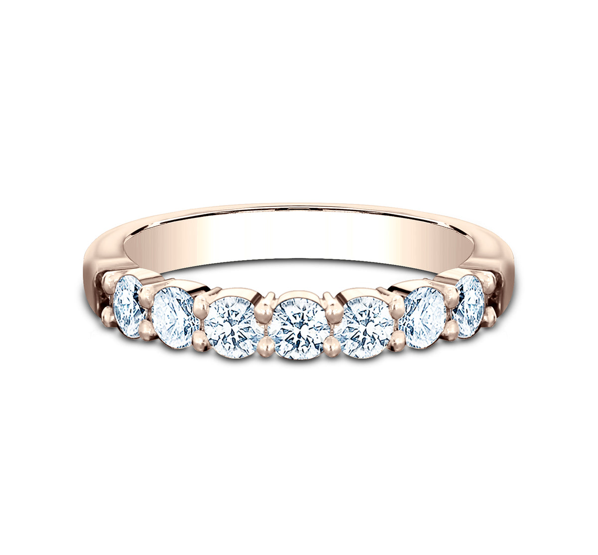 THE ELLA 3mm 14K Rose Benchmark men's wedding band