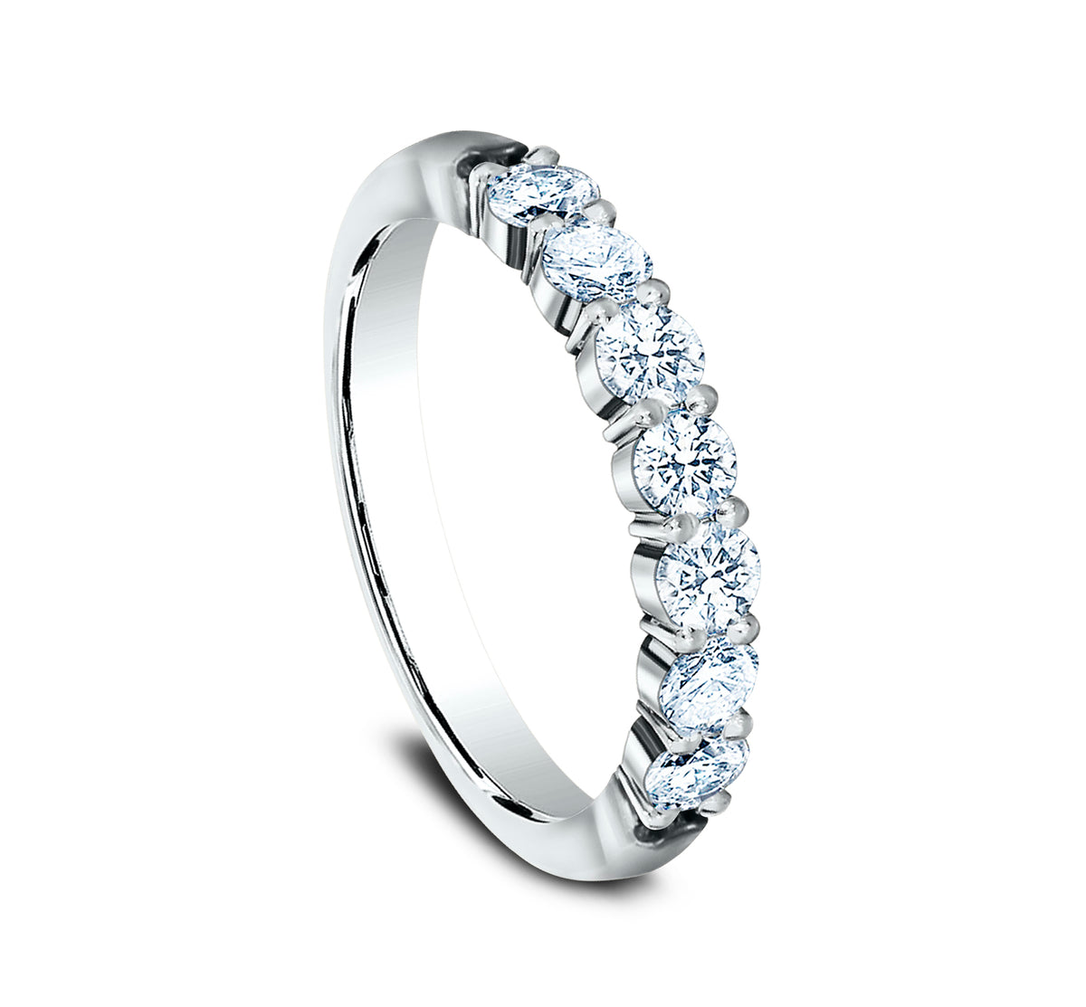 THE ELLA 3mm 14K White Benchmark men's wedding band