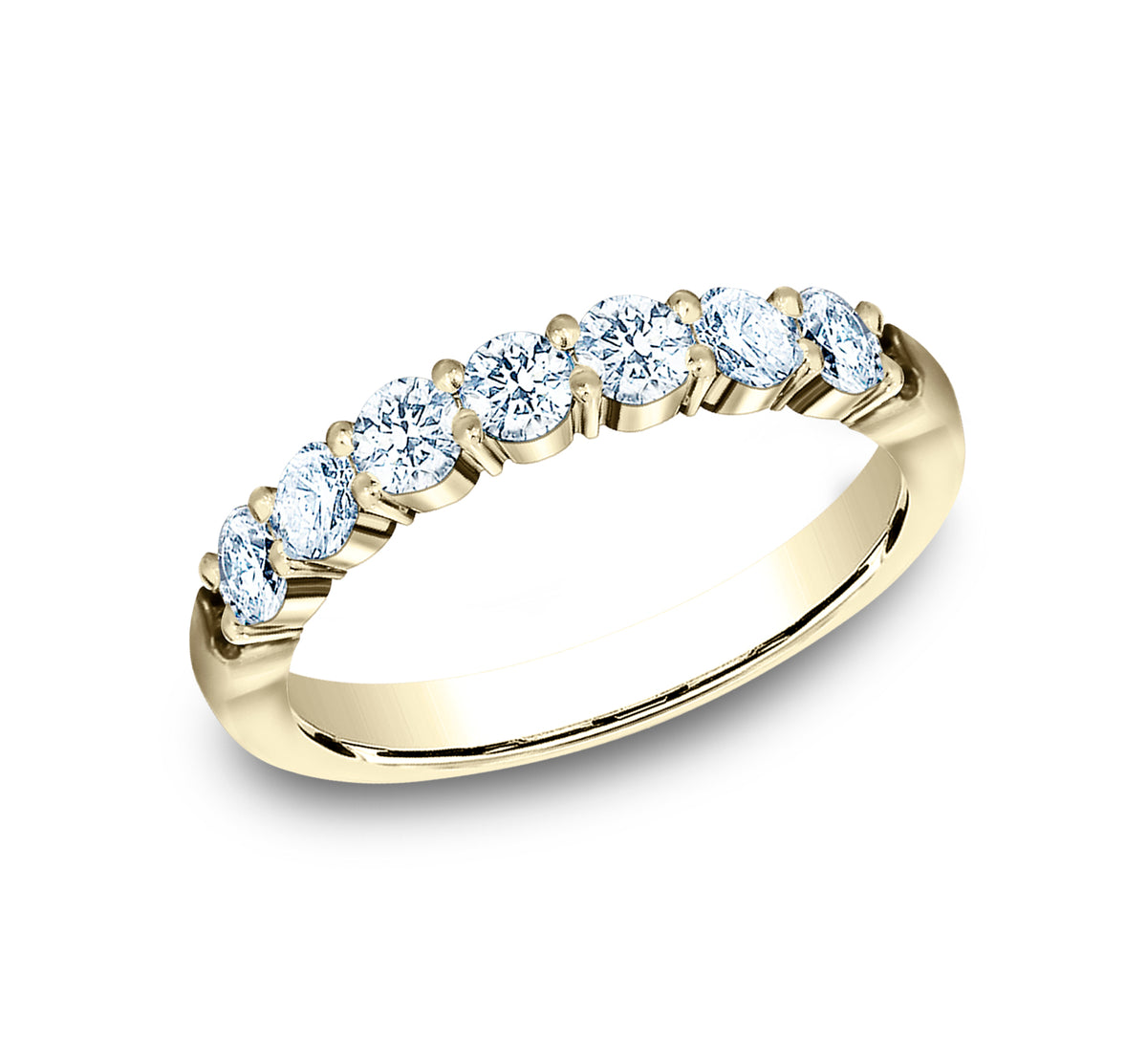 THE ELLA 3mm 14K Yellow Benchmark men's wedding band