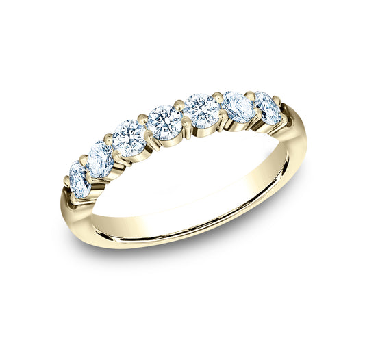 THE ELLA 3mm 14K Yellow Benchmark men's wedding band