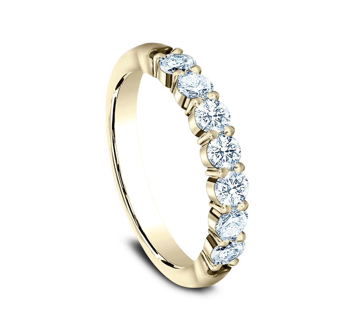 THE ELLA 3mm 14K Yellow Benchmark men's wedding band