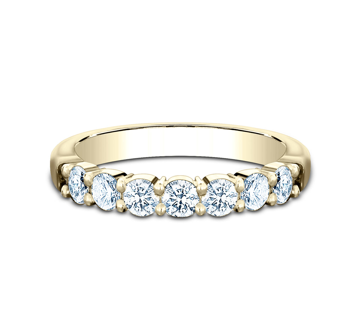 THE ELLA 3mm 14K Yellow Benchmark men's wedding band