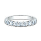 THE DIVA 3mm 14K White Benchmark men's wedding band