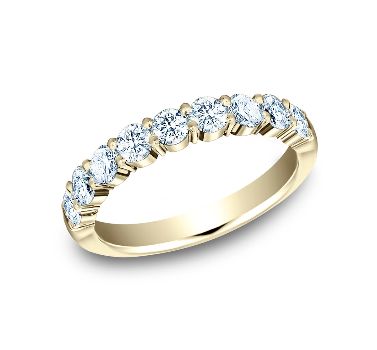 THE DIVA 3mm 14K Yellow Benchmark men's wedding band