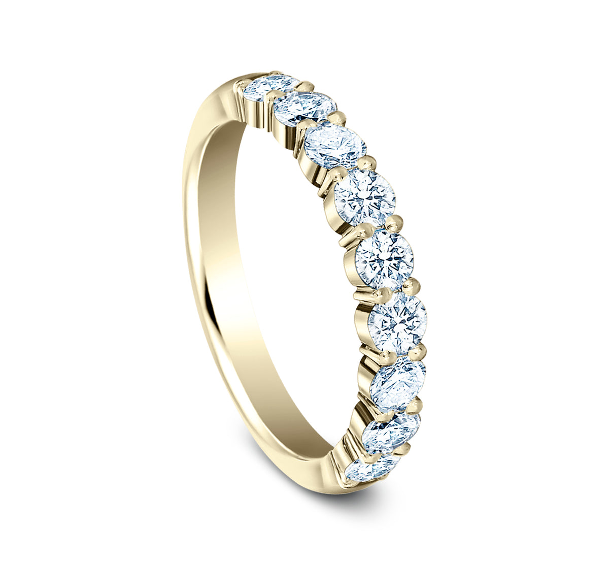 THE DIVA 3mm 14K Yellow Benchmark men's wedding band