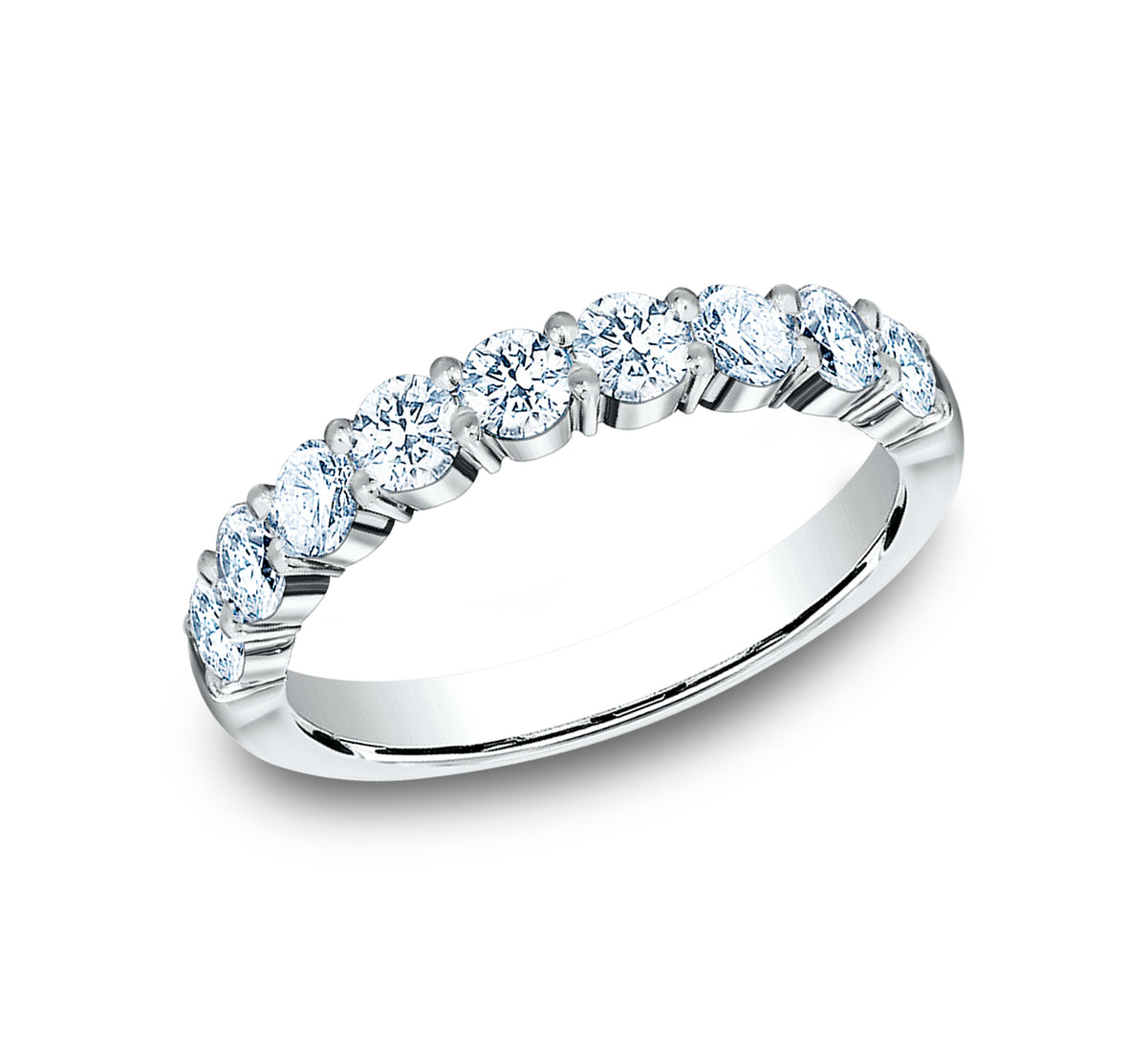 THE HEIRESS 3mm 14K White Benchmark men's wedding band