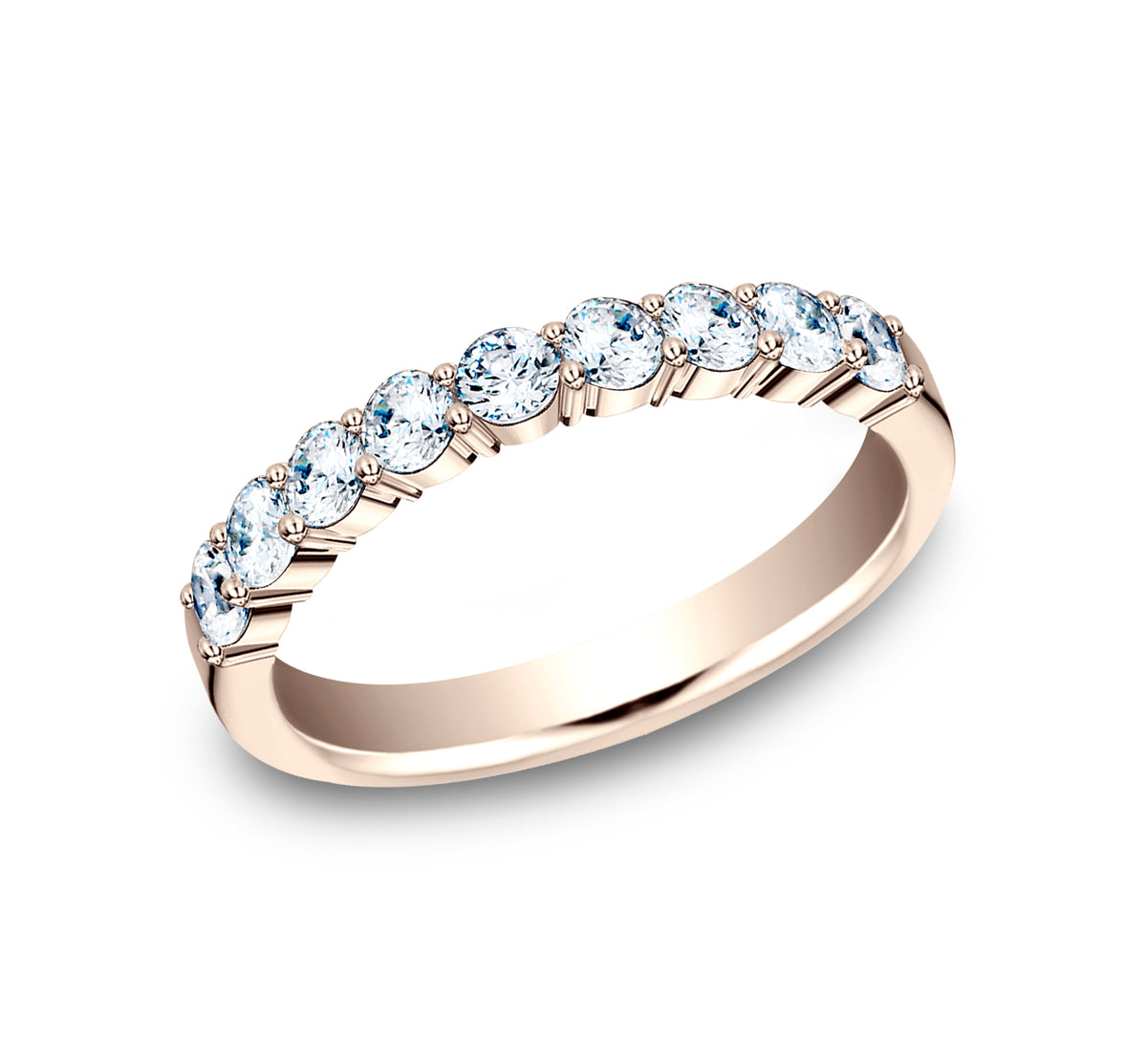 THE BOMBSHELL 3mm 14K Rose Benchmark men's wedding band