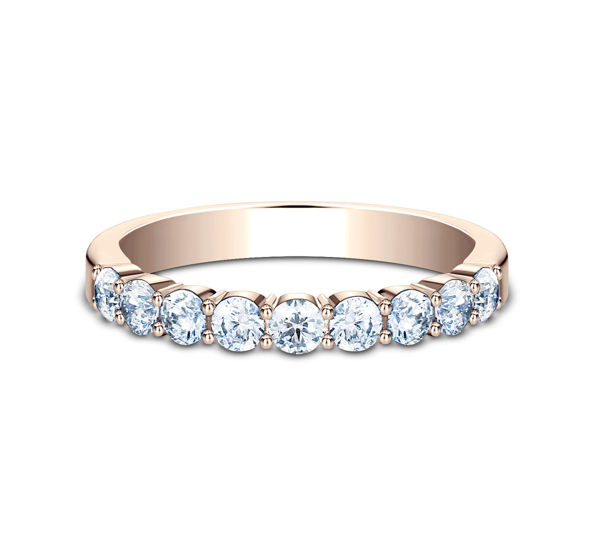 THE BOMBSHELL 3mm 14K Rose Benchmark men's wedding band